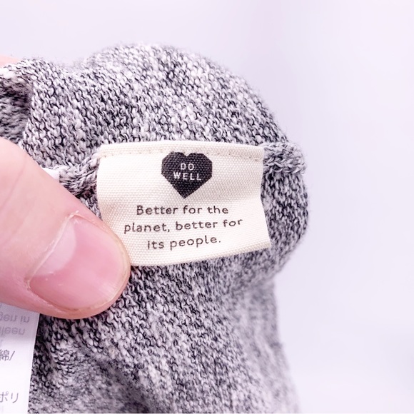 Madewell Gray Short Sleeve Knit Sweater Top Size Small - Picture 8 of 8